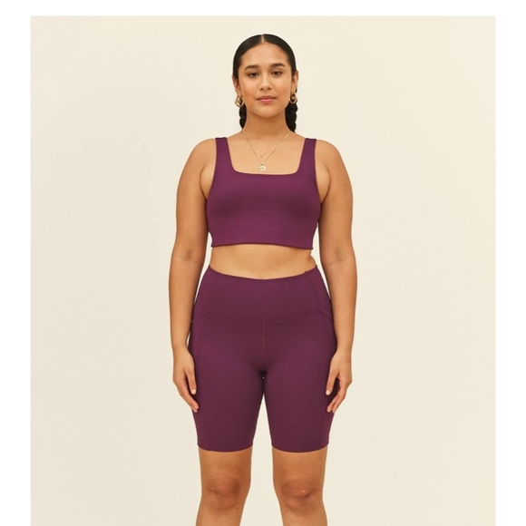 Girlfriend Collective High Rise Bike Short - Picture 2 of 4